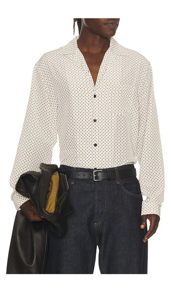  Austin Post Sundown Shirt In Ivory. Size S. Also In M, Xl/1x, Xxl/2x. 