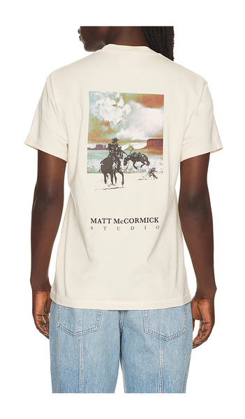  Austin Post X Matt Mccormick Ceremony Of Certainty Stage Pocket Tee In Cream. Size S. Also In M, L, Xl/1x. 