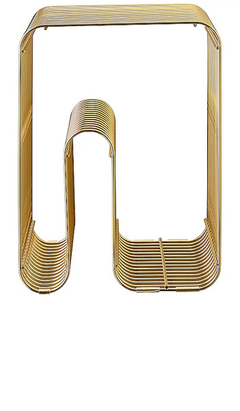  Aytm Curva Stool In Metallic Gold. 