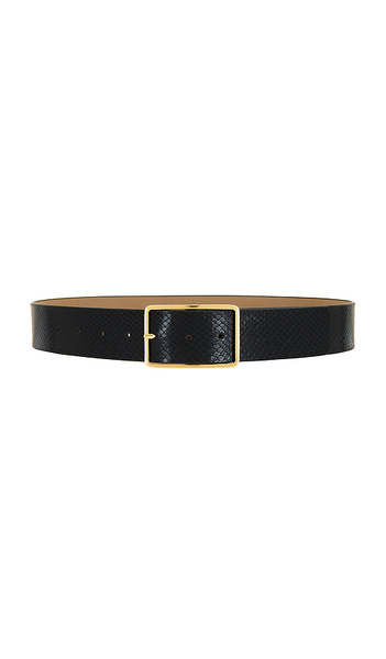  B-low The Belt Milla Python Belt In Black. Size L. Also In Xl. 