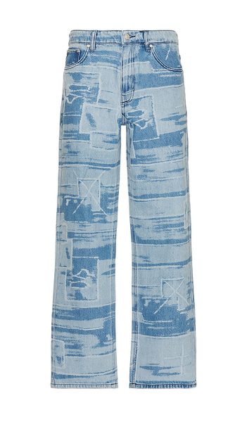  Babylon 5 Pocket Laser Printed Patched Pants In Blue. Size 30. Also In 31. 