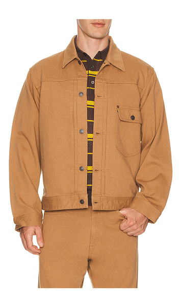  Beams Plus Digger Jacket Oc Pique In Brown. Size S. Also In M, L, Xl. 