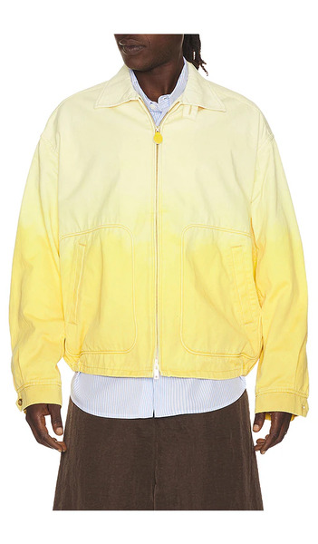  Beams Plus Short Blouson Gradation Print In Lemon. Size S. Also In M, L. 