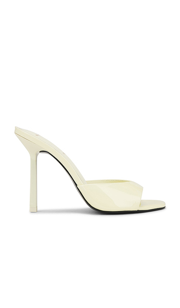  Black Suede Studio Juicy 100 Mule In Lemon. Size 36. Also In 40, 35. 