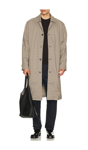  Bound Check Mac Jacket In Grey. Size S. Also In M, L. 
