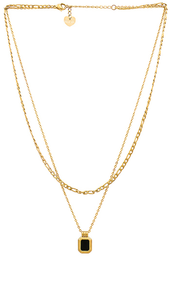  Bracha Robyn Necklace In Metallic Gold. 