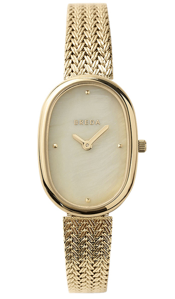  Breda Jane Watch In Metallic Gold. 