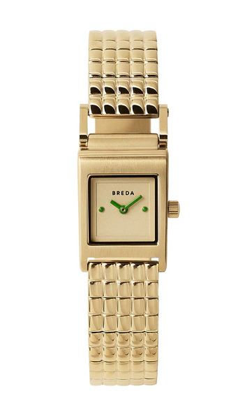  Breda Revel Watch In Metallic Gold. 