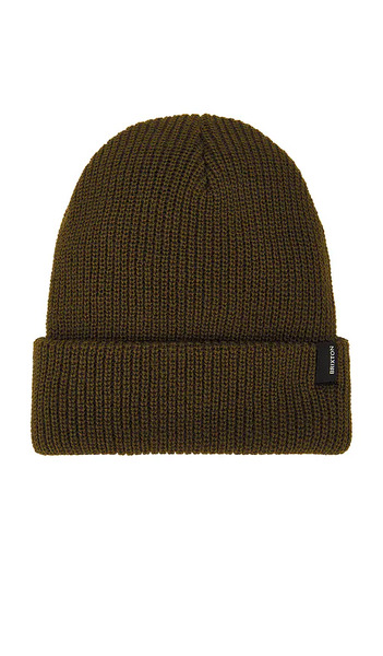  Brixton Heist Beanie In Green. 