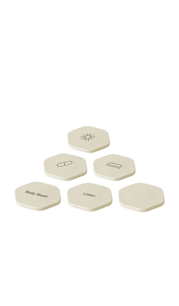  Cadence Set Of 6 Tiles In Tan. 