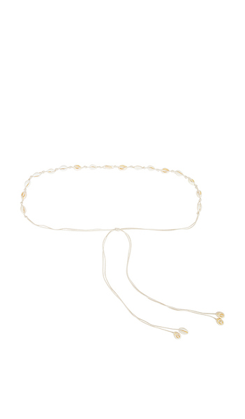 Casa Clara Tara Belt In Ivory. 