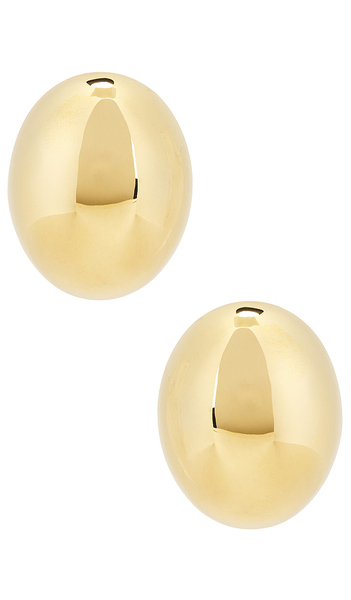  Cendre Mavis Earrings In Metallic Gold. 