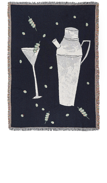  Chefanie Martini Blanket In Navy. 