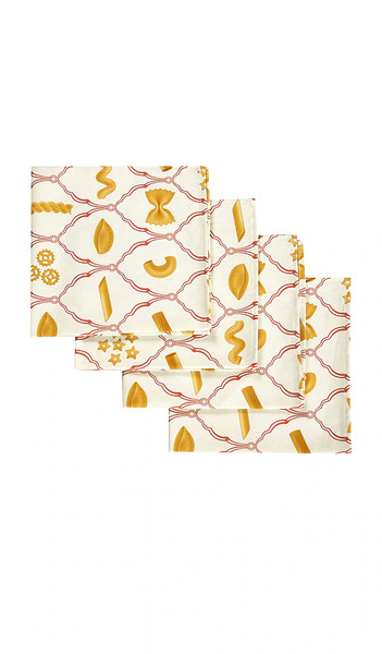  Chefanie Pasta Napkins In Cream. 