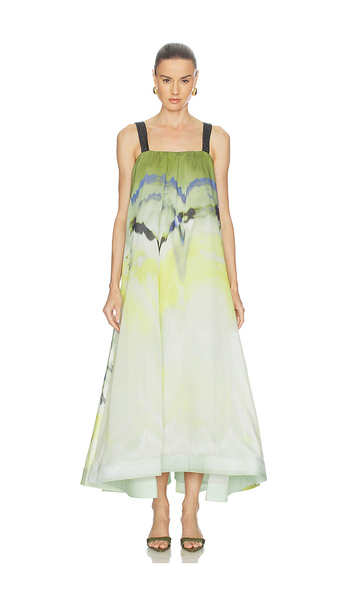  Clea Filomena Maxi Dress In Green. Size S. Also In L. 