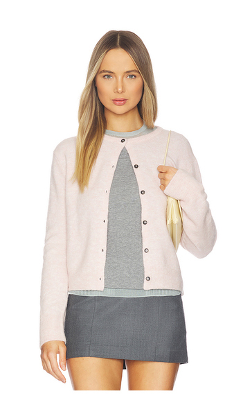  Closed Crew Neck Cardigan In Blush. Size Xs. Also In S, L, Xl. 