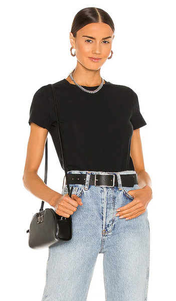  Commando Essential Cotton Crewneck Bodysuit In Black. Size Xs. Also In M, L, Xl. 