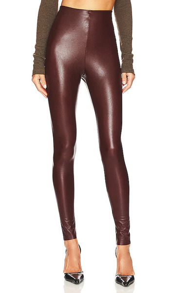  Commando Faux Leather Legging In Wine. Size Xs. Also In S, L. 