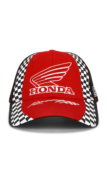  Cptn Apparel Crf Racing Hat In Red,black. 