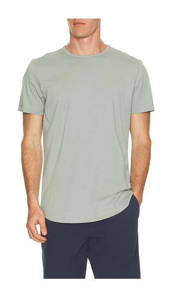  Cuts Curve Hem Tee In Slate. Size S. Also In M, L, Xl/1x. 