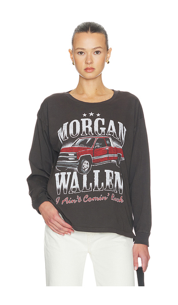  Daydreamer Morgan Wallen Ain't Coming Back Merch Long Sleeve Top In Black. Size Xs. Also In S, M, L, Xl. 