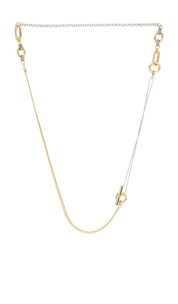  Demarson Benson Necklace In Metallic Gold. 