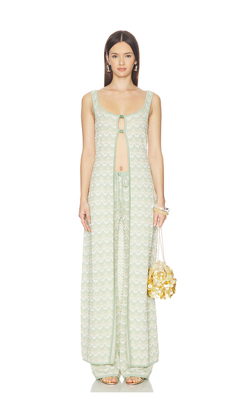  Devon Windsor Fara Top In Green,gold. Size S. Also In Xs. 