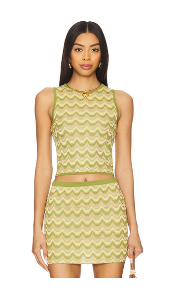  Devon Windsor Lata Top In Green. Size S. Also In Xs, L, Xl. 