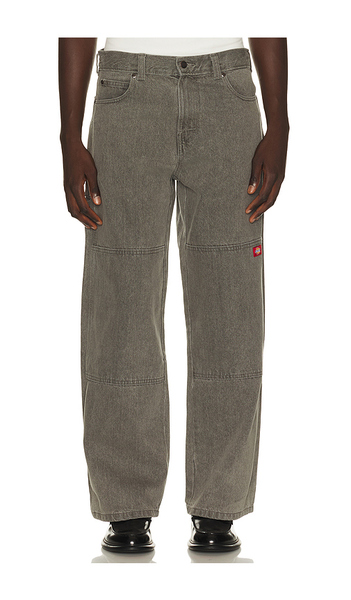  Dickies Loose Straight Double Knee Jean In Grey. Size 28x32. Also In 30x32, 32x32, 34x32, 36x32, 38x32. 
