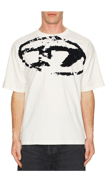  Diesel Box Tee In White. Size S. Also In M, L, Xxl/2x. 