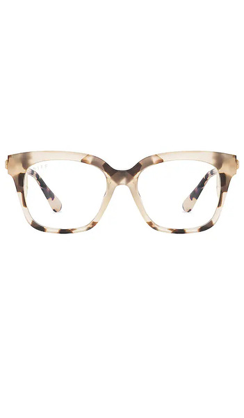  Diff Eyewear Bella Xs Blue Light In Brown. 