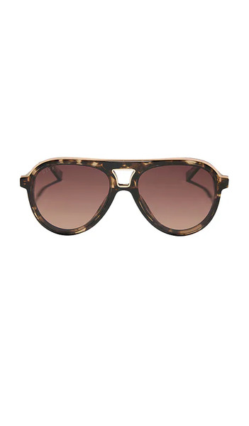  Diff Eyewear Tosca Iii Sunglasses In Brown. 