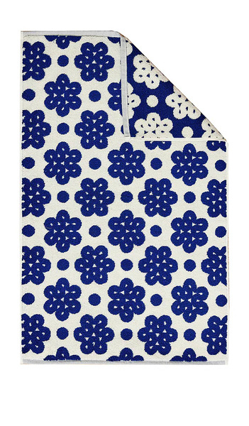  Dusen Dusen Raspberry Hand Towel In Navy. 