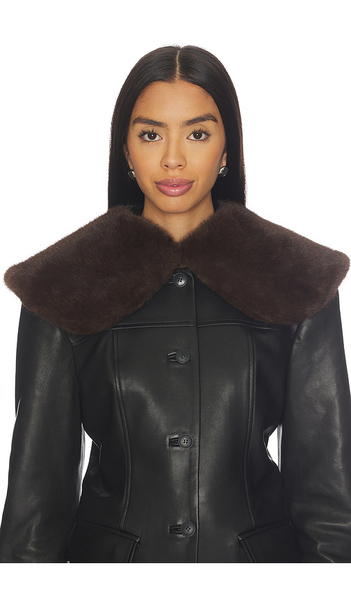 Eaves Dagna Collar In Camel. 