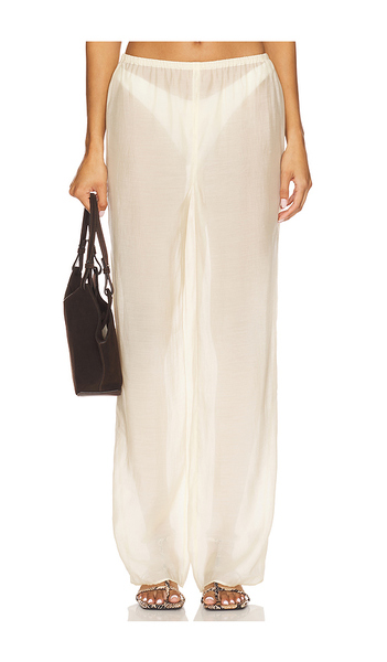 Eaves Ettore Pant In Cream. Size M. Also In L, Xl. 