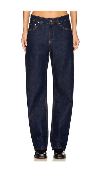  Eb Denim Alida Loose Bowed Jeans In Denim-dark. Size 23. Also In 24, 25, 26, 27, 28, 29, 30, 31, 32. 
