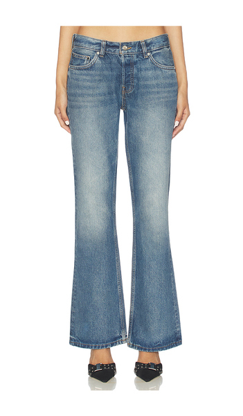  Eb Denim Miley Slouchy Bootcut In Blue. Size 25. Also In 26, 28. 