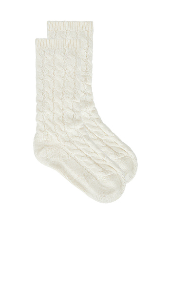  Eberjey Cozy Sock In Ivory. 