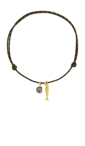  Eliou Corvo Necklace In Army. 