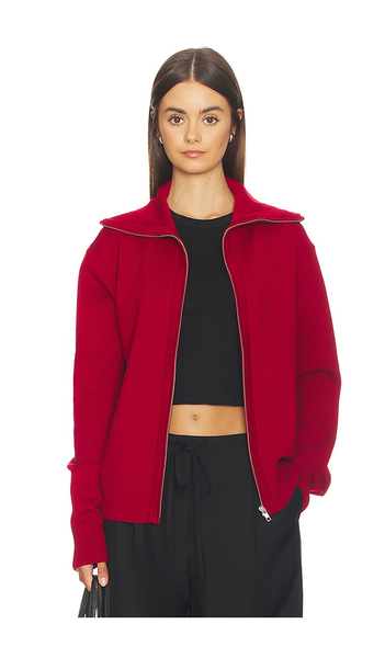  Entire Studios Knit Zip Up Jacket In Red. Size Xs. Also In S, M, L. 