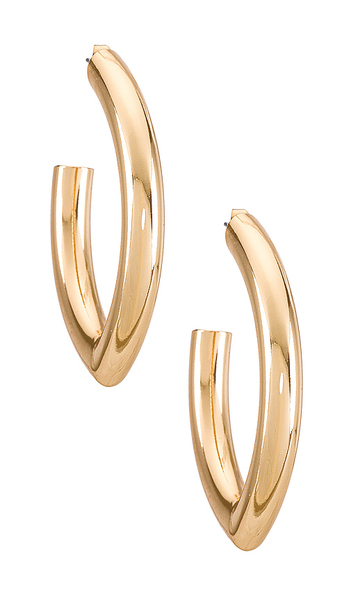  Ettika Everyday Hoop Earring In Metallic Gold. 