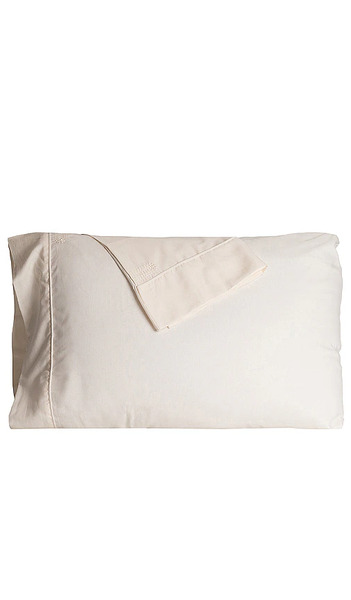  Ettitude Standard Linen+ Pillowcase Set In White. 