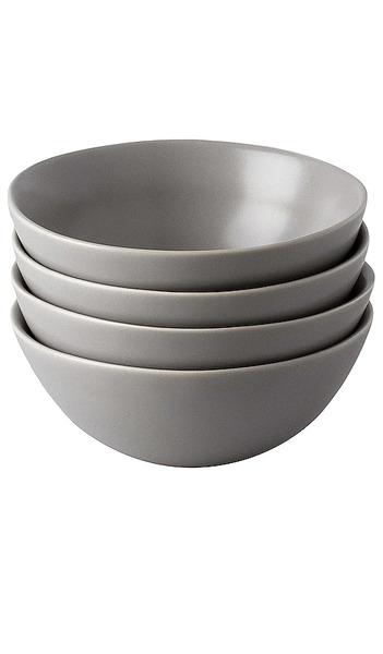  Fable The Breakfast Bowls Set Of 4 In Grey. 