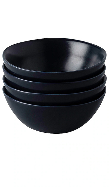  Fable The Breakfast Bowls Set Of 4 In Navy. 