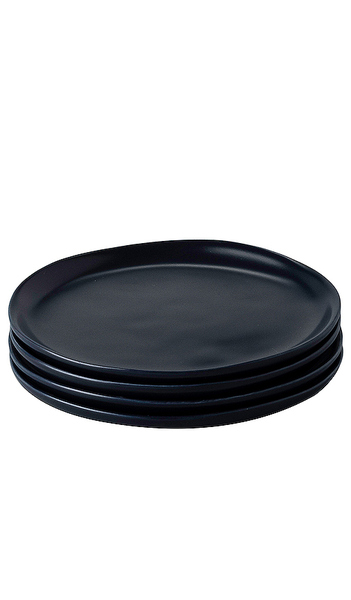  Fable The Dessert Plates Set Of 4 In Navy. 