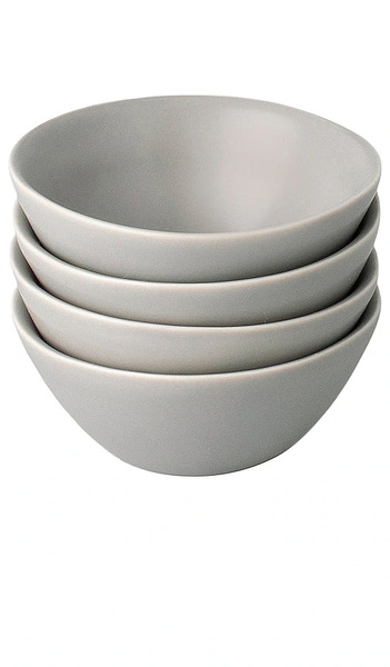  Fable The Little Bowls Set Of 4 In Light Grey. 