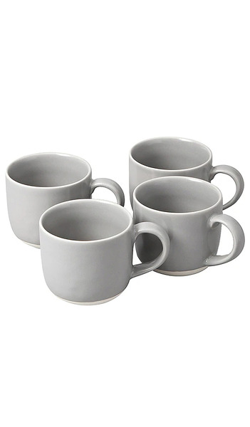  Fable The Mugs Set Of 4 In Grey. 