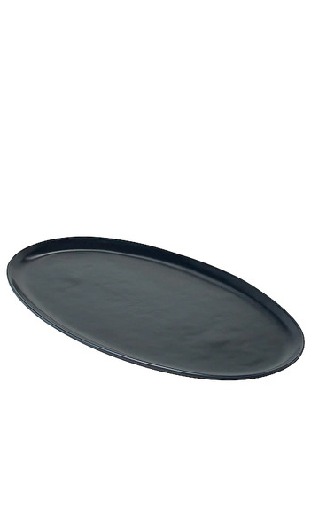  Fable The Oval Serving Platter In Navy. 