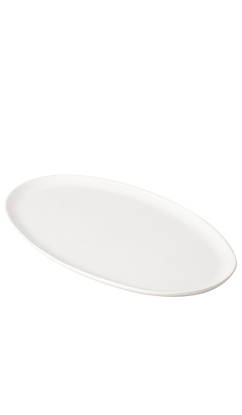  Fable The Oval Serving Platter In White. 