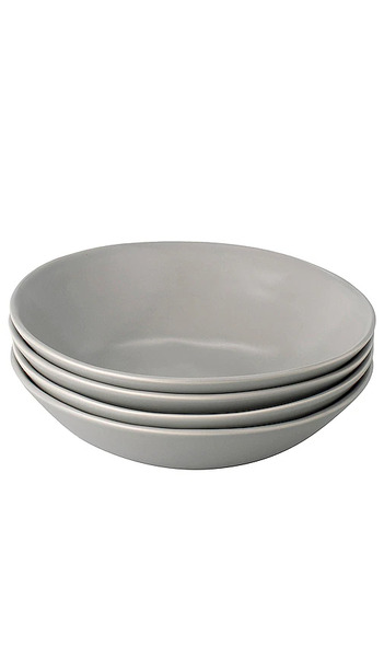  Fable The Pasta Bowls Set Of 4 In Grey. 
